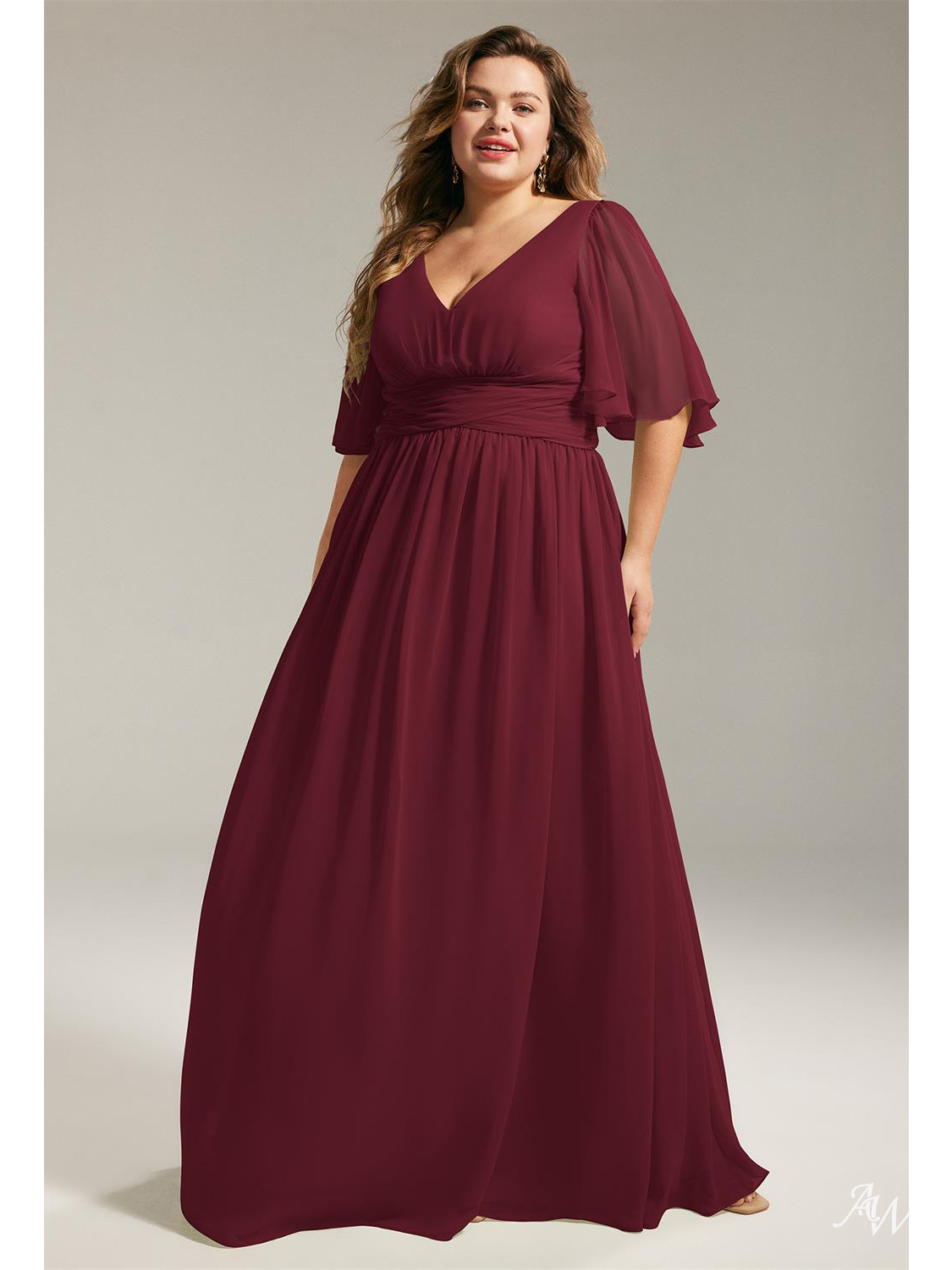 AW Kenney Dress, Burgundy Plus Size Dresses, 99.99 | AW Bridal