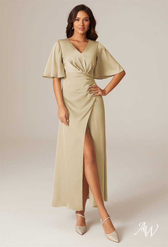 Gabrielle silk hot sale wrap dress