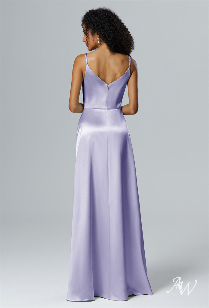 Light Purple Grey Bridesmaid Dresses