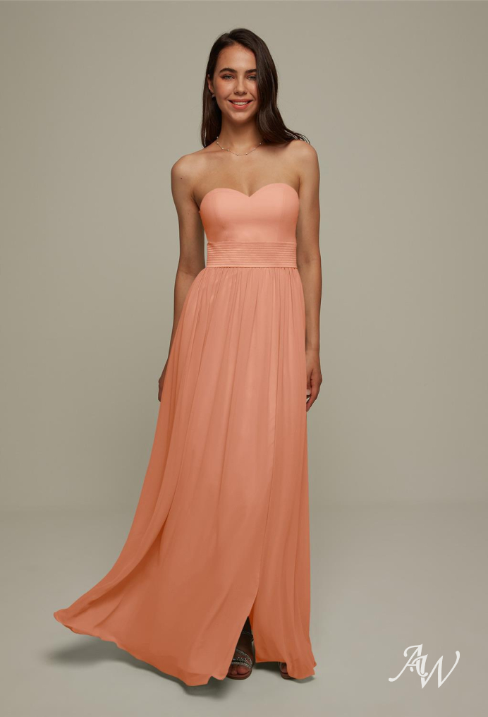 Peach Tulle Bridesmaid Dresses