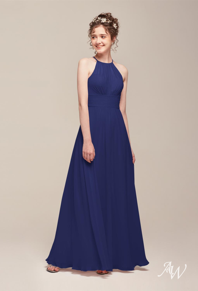 Royal blue bridesmaid hot sale dresses long