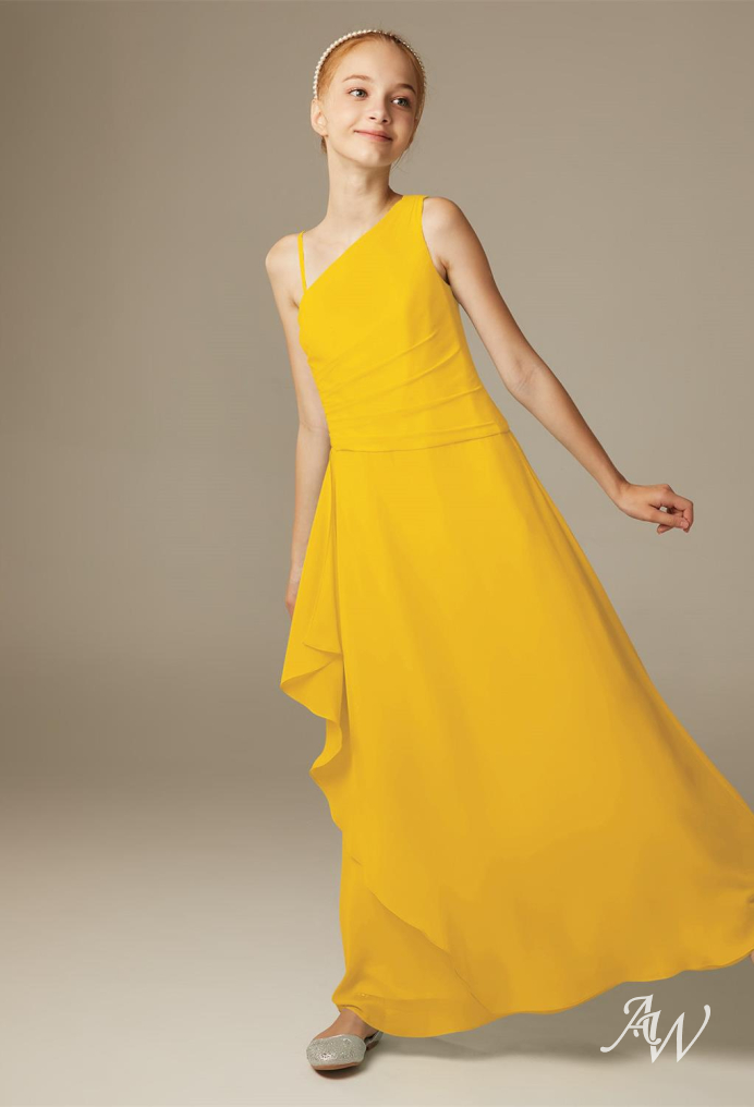 Yellow jr bridesmaid on sale dress