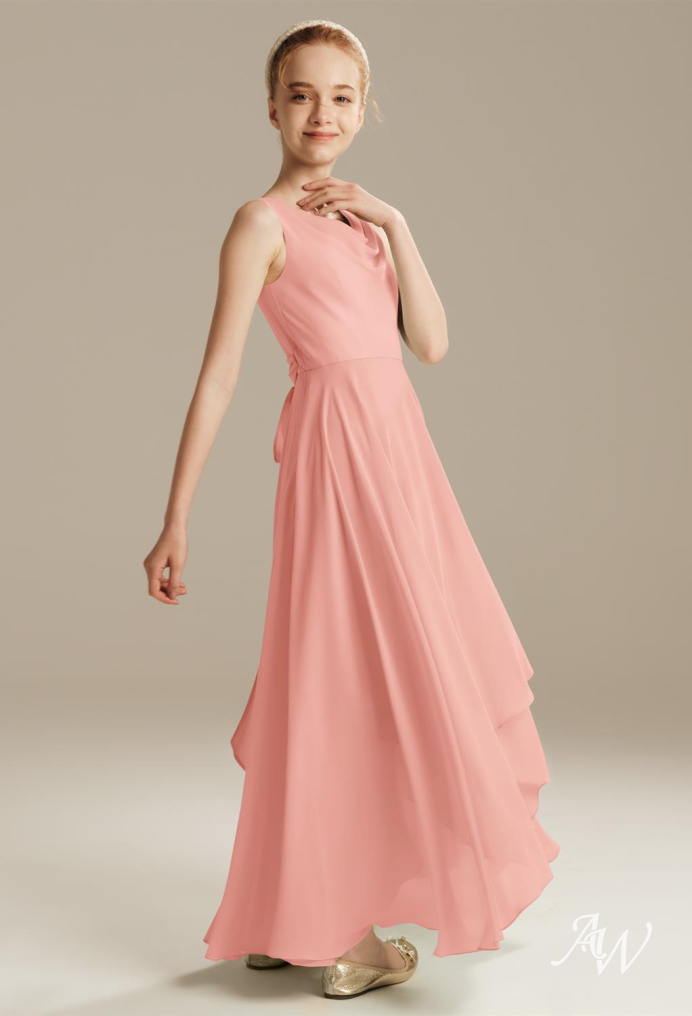 AW Thermal Dress, Ballet Pink Junior Bridesmaid Dresses