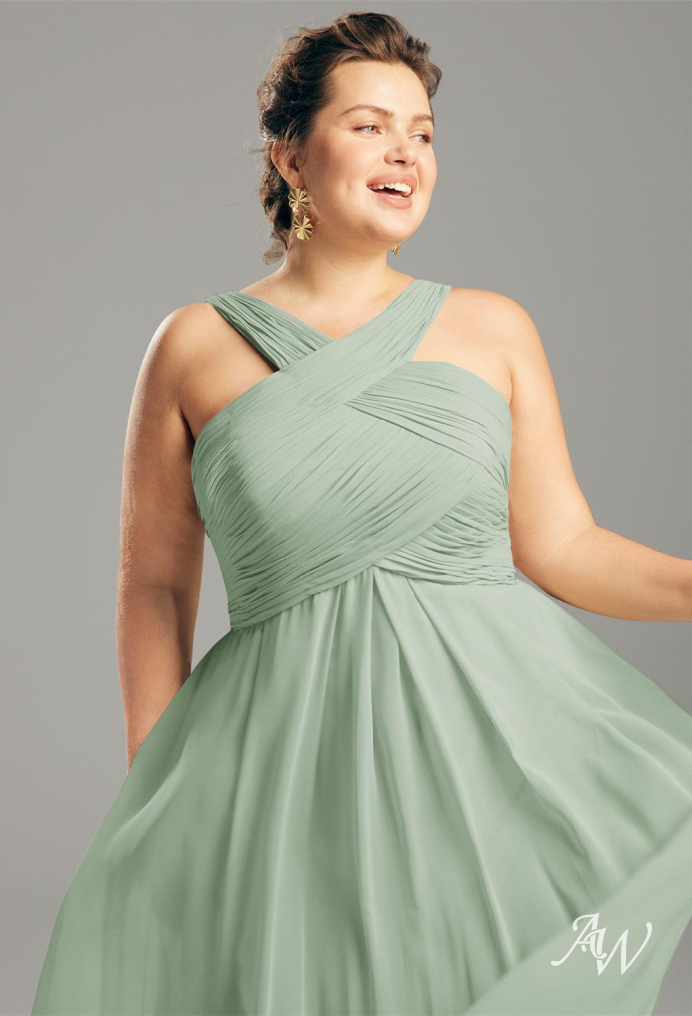 flattering bridesmaid dresses for fuller figures