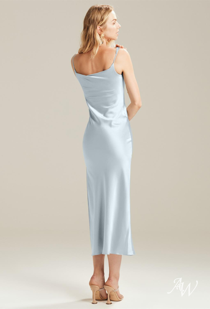 AW Graziosa Dress, Champagne Long Bridesmaid Dresses