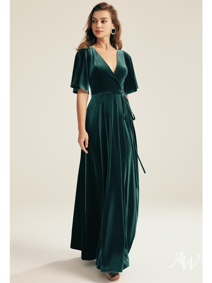 AW Stretto Dress, Hunter Green Plus Size Dresses, 109.99 | AW Bridal