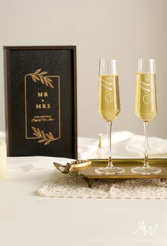 Wedding on sale Champange Glasses Set