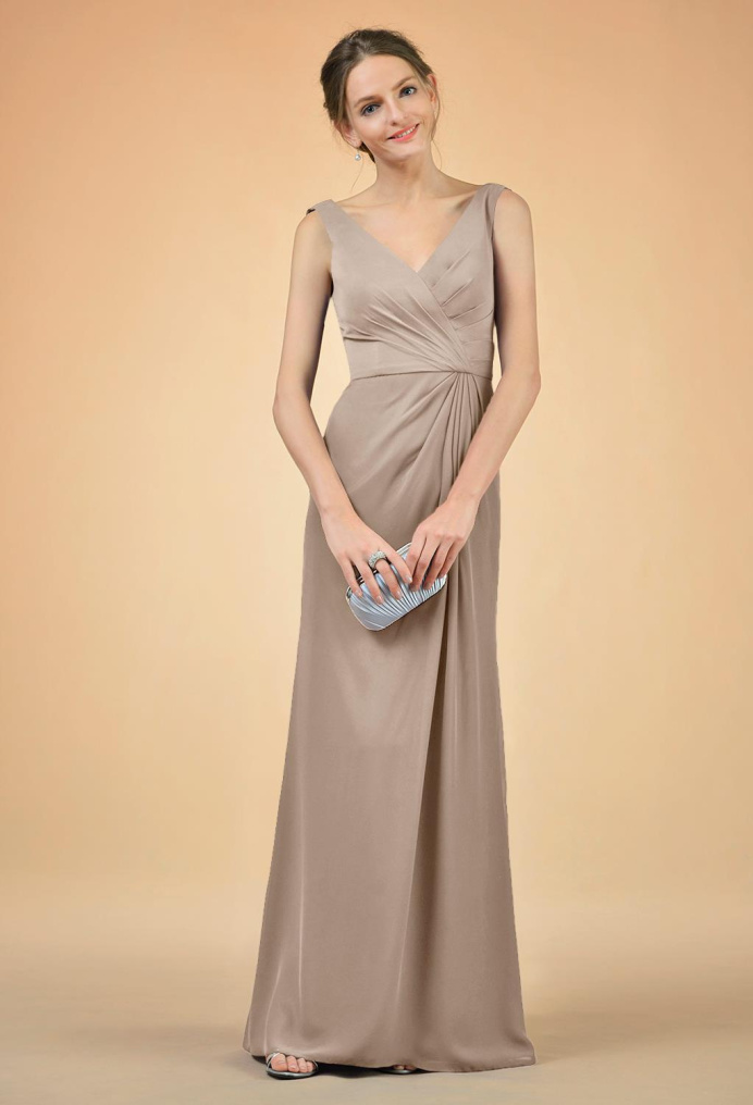 Peggy Strapless Jumpsuit - Taupe