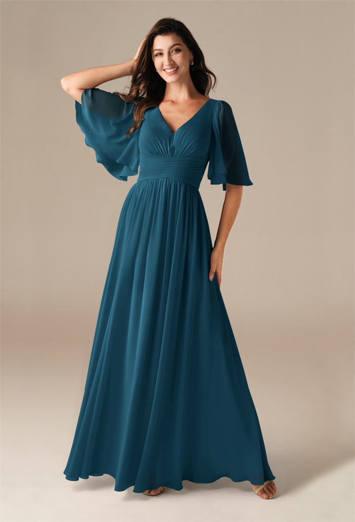 Peacock Bridesmaid Dresses Under 100 Dollars