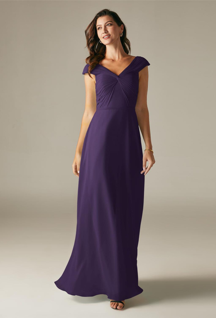 regency purple bridesmaid dresses