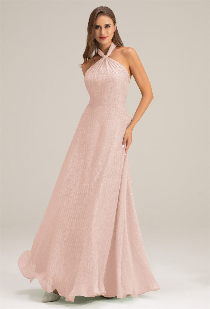 Shell Pink Bridesmaid Dresses