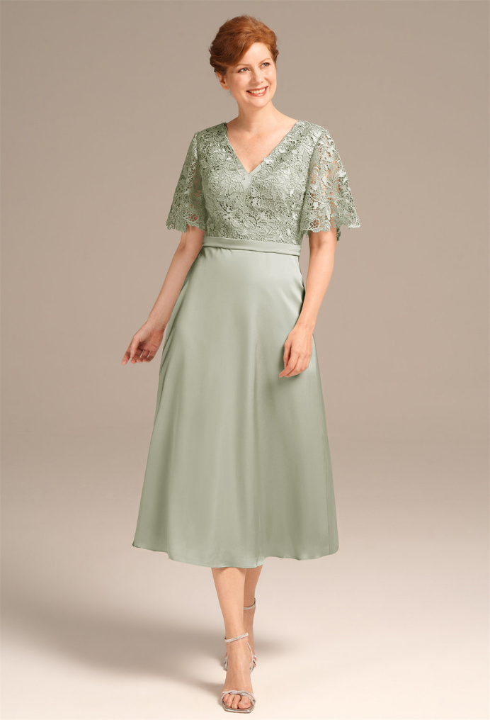 Vintage The Paragon sage green maxi dress size L, 2 piece with lace overlay, lined, Mother of the Bride discount