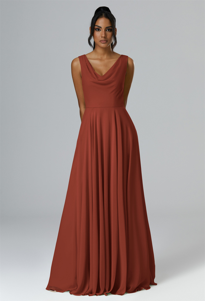 Rust Bridesmaid Dresses | AW Bridal